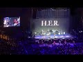 H.E.R. and John Mayer Crossroads festival September 24 2023