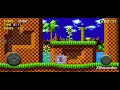 ¿es posible pasar sonic 1 sin mostrar el sprite de correr? (nivel de hoy :green hill)