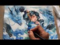 Watercolor a Dragon - Mizuchira