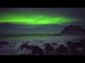 Incredible Aurora Borealis 4K UHD Relaxation Film - Real Time Northern Lights in Arctic, Norway