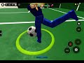 Playing realistic soccer 3v3 and lagging