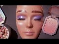 ASMR Vivid Glam Makeup Application ( Video for Sleep , Guerlain , Flower Knows , Luxury Makeup )