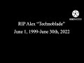 Goodbye Technoblade…
