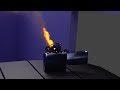 Zippo Render with Fluid and Fire Simulation