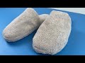 I MADE STYLISH HOME SHOES OUT OF OLD TOWELS! AMAZING RECYCLING!