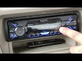 SONY DSX A 410BT Car Stereo Demo & Settings