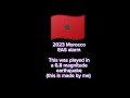 2023 Morocco EAS alarm mock (original, made by me)