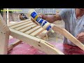 Make a Super Beautiful And Artistic Chair From Old Pine Wood  // Woodworking Projects