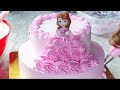Princess Sofia theme cake full tutorial. #cake