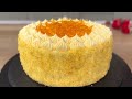Orange cake with delicate cream that will enchant you with its taste.