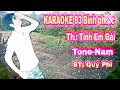 KARAOKE ☆BH ☆ Thư Tình Em Gái ☆ Tone Nam ☆ST ☆quý  phi ☆ kênh  YouTube ☆ karaoke 93 Bình phước