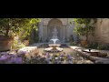 Palace Secret Courtyard - Gentle Fountain with Quiet Birdsong