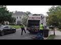 Fairfax City Truck 670 Doing Trash After July 4th