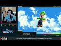 Super Mario Galaxy Any% Luigi Speedrun LIVE for GDQ Hotfix!