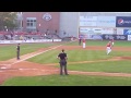 Tigers Prospect Dean Green Ejected  by HP umpire John Libka Lance Parrish Erie Seawolves 6-16-15