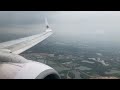 Landing - Malaysia 737-800 9M-MLO - Penang (PEN) to Kuala Lumpur (KUL)