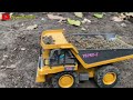 RC Bulldozer, Excavator Dan Truk Pasir Bermaian Remote Control Konstruksi