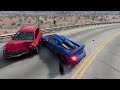 High Speed Street Racing Crashes #4 | BeamNG Drive | BeamNDiesel