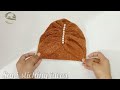 hijab cap cutting and stiching video/How to make hijab cap/How to make turban@sanistichingideas