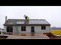Solar Photovoltaic Panel System Installation / Time Lapse