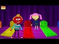 Pueblo Teehee | Canciones infantiles de halloween | Robot Esqueleto Familia de dedos