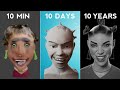 10 Min vs. 10 Years of Sculpting