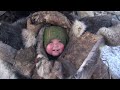 harsh life of Chukchi nomads in Arctic. No gadgets no pampers
