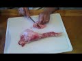 Cutting Rabbit Meat