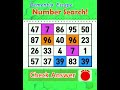 NumberSearch. You have to get 3 out of 8 questions right? 【BrainGame | FindtheNumber】#17
