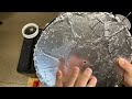 ISonic Ultrasonic Record Cleaner Aluminum Foil (Regular) Test with 7 Records Spaced 1inch apart