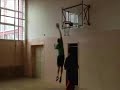 Dunk mix with a volleyball