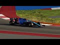 Few laps of COTA in the RSS Formula Hybrid 2021