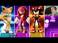 Tails VS Knuckles VS Shadow VS Sonic | Tiles Hop EDM Rush