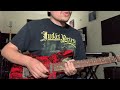 Rush - Big Money Guitar Solo Cover on E standard tuning w/ capo