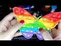 Mixing Rainbow slime piping bag🌈|Best Satisfying slime ASMR video|Glossy slime|ASMR|Slime smoothie