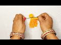 Wall hanging craft ideas with woolen thread and bangles || woolen wall hanging craft ideas