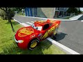 Epic Escape From The Lightning McQueen Eater! Insane Monster Chase in BeamNG.Drive Compilations
