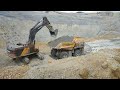 Amazing Machines Working at Another Level Volvo EC950E Excavators Loading XCMG XDE150 Dump Trucks
