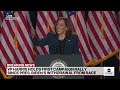 Kamala Harris holds 1st presidential campaign rally since Biden's withdrawal from the race