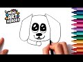 How To Draw A Dog - Easy Dog Drawing | Mini Art Heroes