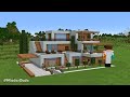 Minecraft: How to Build a Modern House Tutorial (Easy) #41 - Interior in Description!