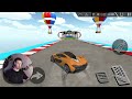 Bugatti Mega Ramp Car Stunts Racing 3D - stunts racing level 7 (android and ios gameplay)