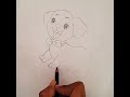 Drawing a small dog