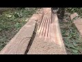 Best Chainsaw Wood Working | The Process Make Wooden Board Size 2cm × 16cm × 288cm  With Chainsaw