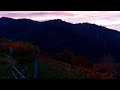 Puesta de Sol Otoñal en la Ribeira Sacra de Pombeiro. Lugo.