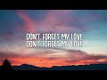 Diplo, Miguel - Don't Forget My Love (Lyrics)