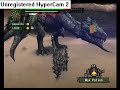 [monster hunter 2 ps2] online PVP fight (diablos vs rathian)