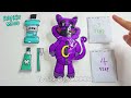 Making Poppy Playtime Chapter 3 Game Book🐱🧼 (+ Smiling Critters Squishy Paper Play)