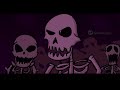 Skeletons roasting Jellybean animation template.