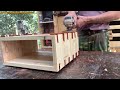 Effective Solution Using Recycled Wooden Pallets // Bedroom Cabinet Design Inspired By Robots